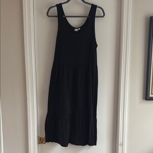 Gap cotton tiered tank Dress